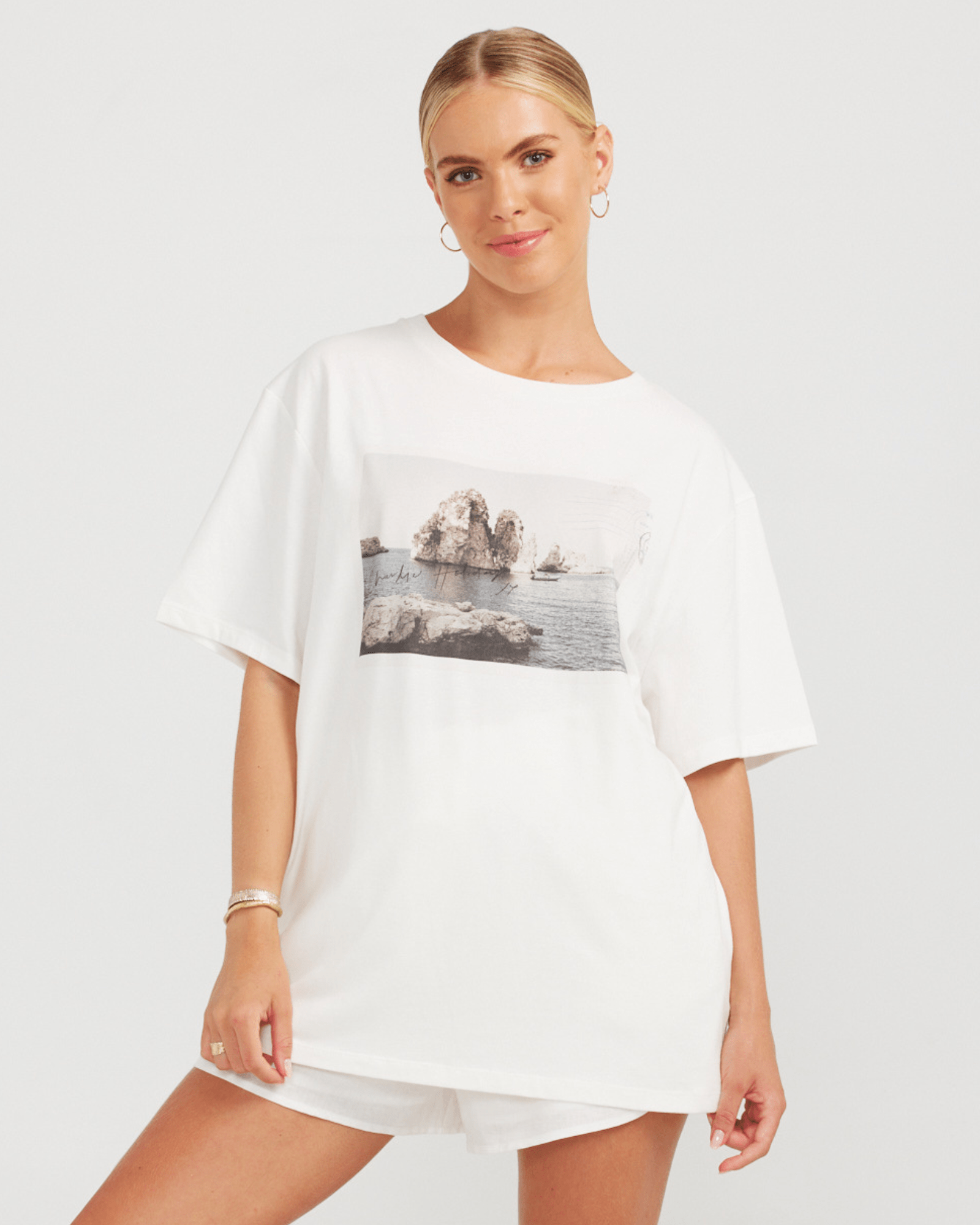 Postcard Boyfriend Tee